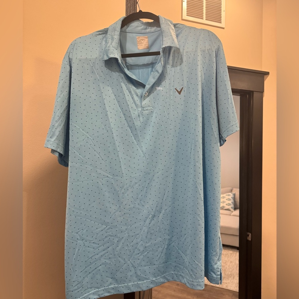 Callaway Opti-Dri Men's Blue Polo Shirt